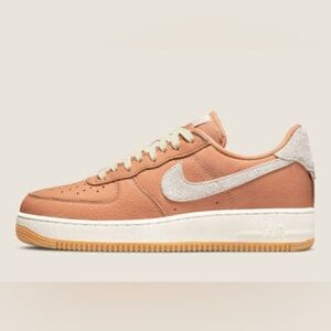 Nike Men's Air Force 1 Low 07 Craft Light Cognac